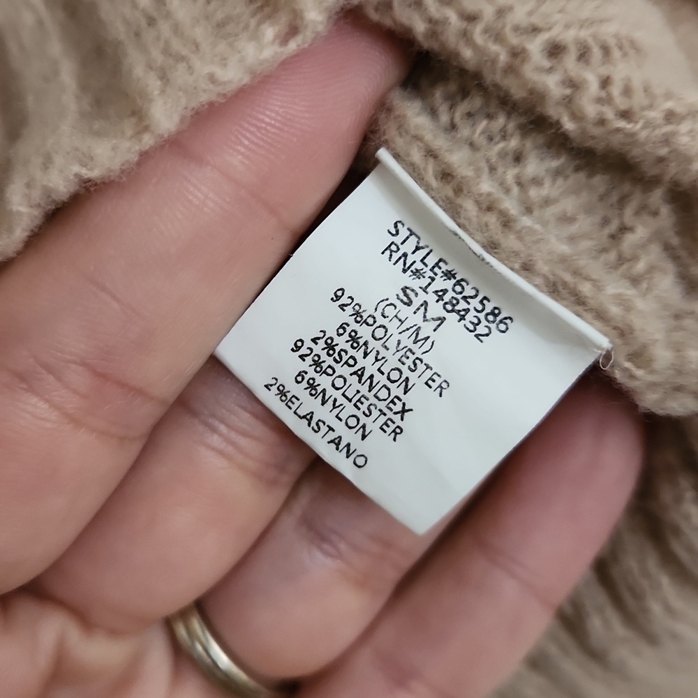 Soft Small/Medium Sweater With Baloon Sleeve Cozy Fall Winter Lagenlook - Picture 8 of 13